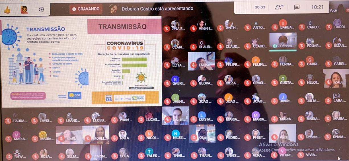 UEM promove videoconferência sobre o COVID-19 para a Escola Estadual Moreira Salles