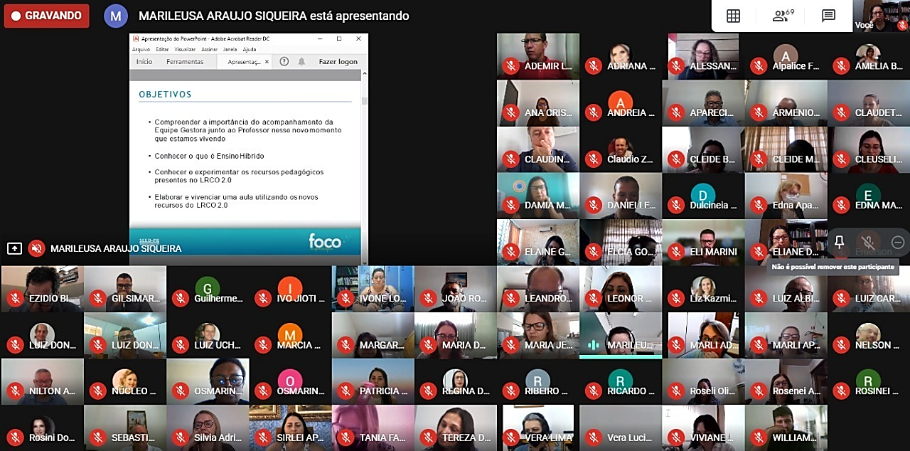 Diretores das escolas estaduais participaram do Seminário Foco na Aprendizagem