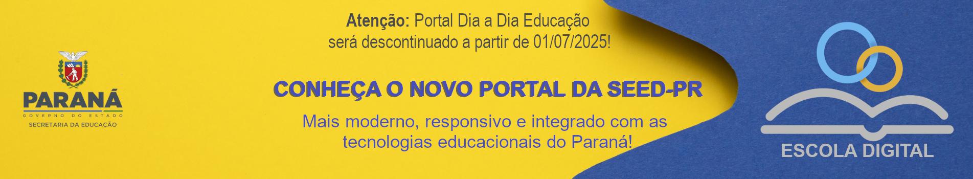 Banner novo Portal Escola Digital