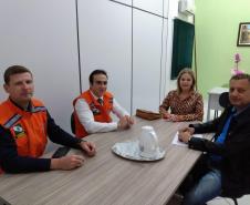 Defesa civil na Escola - visita técnica pedagógica no NRE de Goioerê