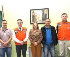 Defesa civil na Escola - visita técnica pedagógica no NRE de Goioerê