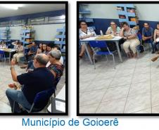 Cumprindo agenda, a chefia do NRE e equipe visitam os municípios jurisdicionados