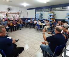 Cumprindo agenda, a chefia do NRE e equipe visitam os municípios jurisdicionados