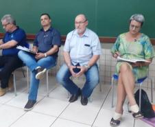 Chefia do Núcleo Regional de Educação e equipe encerram a jornada de reuniões dessa semana
