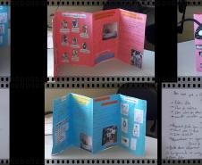 Tutora Liz Kazmirczak Pereira registra atividades desenvolvidas pelo Colégio Estadual Carlos Gomes de Ubiratã