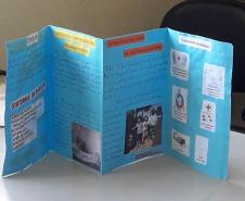 Tutora Liz Kazmirczak Pereira registra atividades desenvolvidas pelo Colégio Estadual Carlos Gomes de Ubiratã