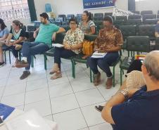 Reunião com os diretores das escolas estaduais do município de Goioerê na terça-feira (10) no Auditório do NRE