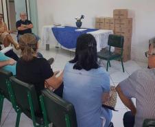 Reunião com os diretores das escolas estaduais do município de Goioerê na terça-feira (10) no Auditório do NRE