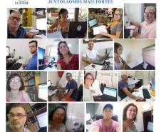 EQUIPE DO NRE ATENDENDO AS DEMANDAS DA EDUCAÇÃO EM PERÍODO DE TELETRABALHO