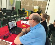 NRE de Goioerê, promoveu uma reunião com as Equipes Gestoras das Escolas Estaduais deste NRE por meio do Google Meet.