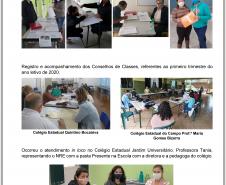 Ações da Chefia e Equipe do Núcleo Regional de Educação de Goioerê na Semana de 08 a 10 Junho