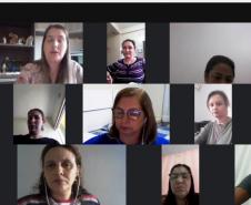 Reunião online com a direção e pedagogos das escolas que atendem a modalidade de educação especial
