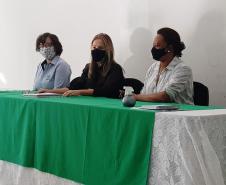 O Núcleo Regional de Educação de Goioerê, estreou seu novo Anfiteatro recebendo os diretores das escolas estaduais para uma reunião.