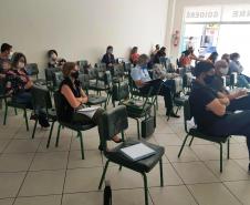 O Núcleo Regional de Educação de Goioerê, estreou seu novo Anfiteatro recebendo os diretores das escolas estaduais para uma reunião.