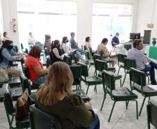 O Núcleo Regional de Educação de Goioerê, estreou seu novo Anfiteatro recebendo os diretores das escolas estaduais para uma reunião.