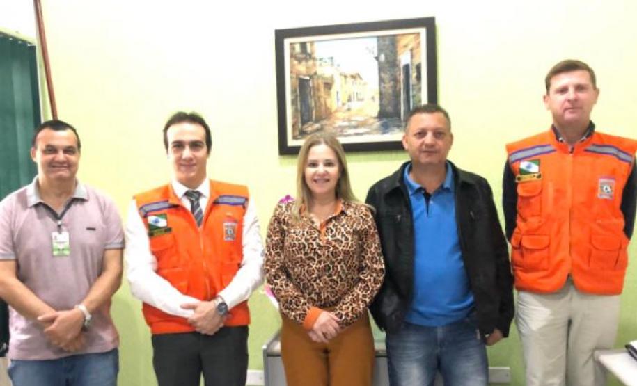 Defesa civil na Escola - visita técnica pedagógica no NRE de Goioerê