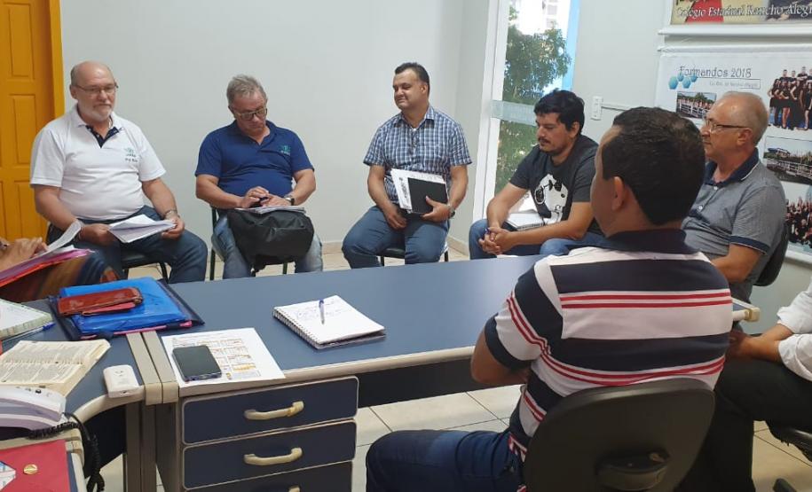 Terça-feira 11/02 - A Chefia do NRE - reuniões in loco nos municípios jurisdicionados