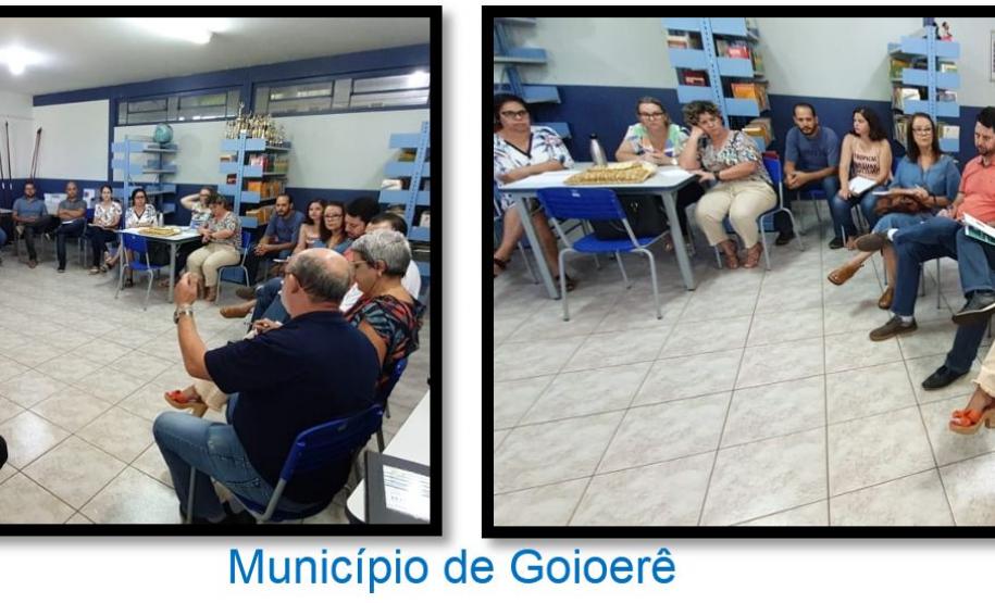 Cumprindo agenda, a chefia do NRE e equipe visitam os municípios jurisdicionados