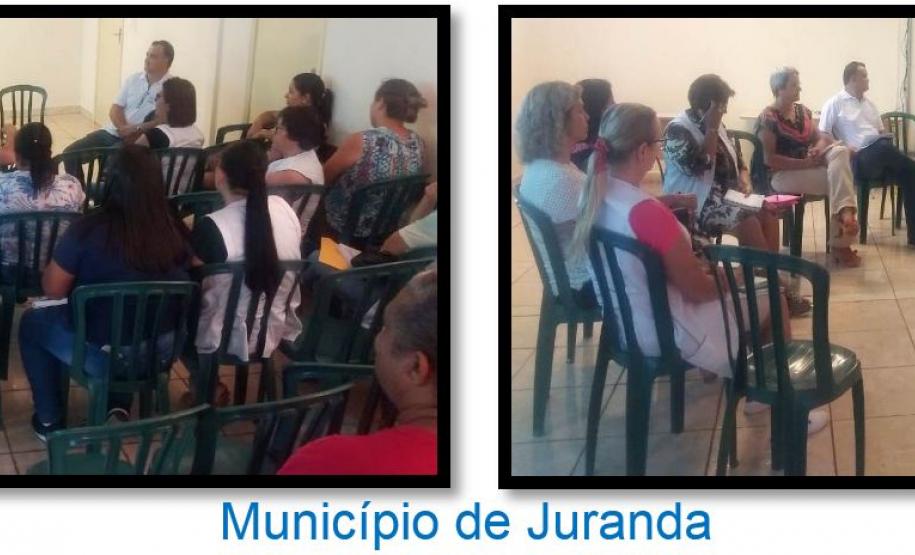 Cumprindo agenda, a chefia do NRE e equipe visitam os municípios jurisdicionados