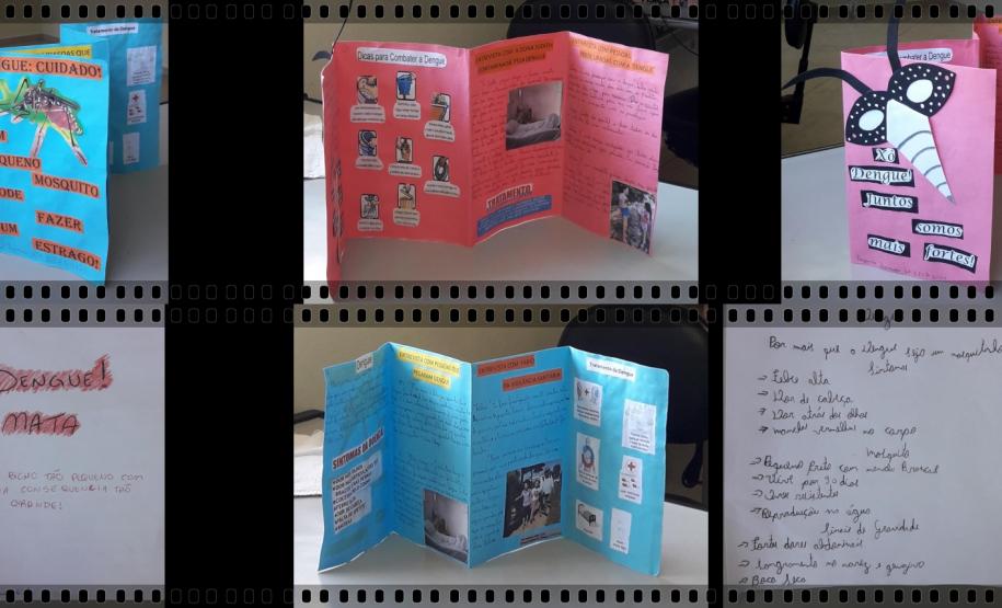 Tutora Liz Kazmirczak Pereira registra atividades desenvolvidas pelo Colégio Estadual Carlos Gomes de Ubiratã