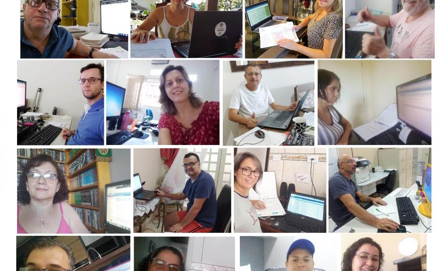 EQUIPE DO NRE ATENDENDO AS DEMANDAS DA EDUCAÇÃO EM PERÍODO DE TELETRABALHO