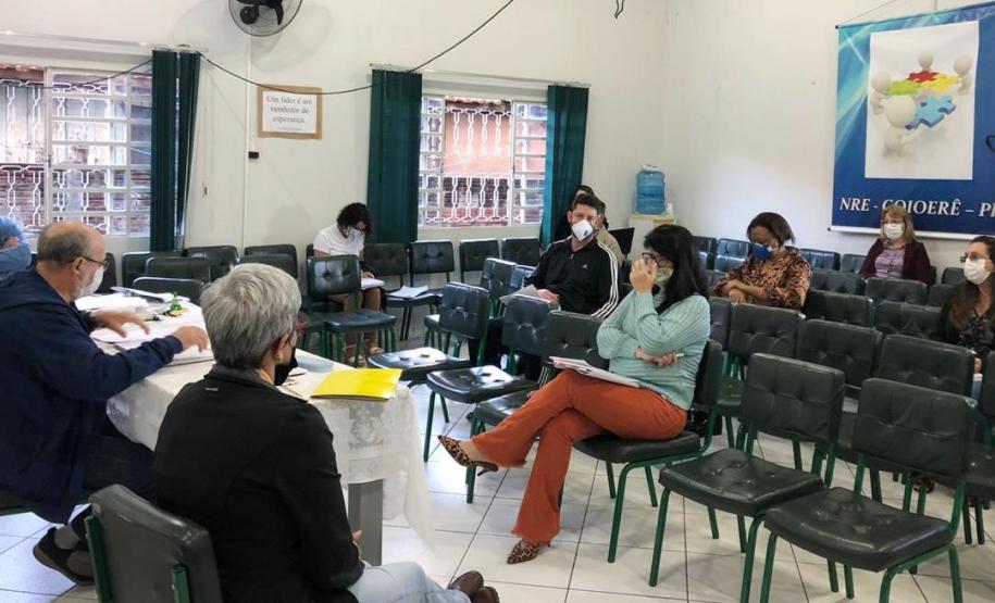 AÇÕES DA CHEFIA E EQUIPE DO NÚCLEO REGIONAL DE EDUCAÇÃO DE GOIOERÊ NA SEMANA DE 13 A 17 DE ABRIL