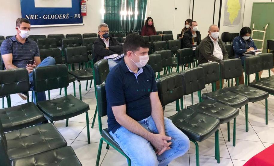 AÇÕES DA CHEFIA E EQUIPE DO NÚCLEO REGIONAL DE EDUCAÇÃO DE GOIOERÊ NA SEMANA DE 13 A 17 DE ABRIL