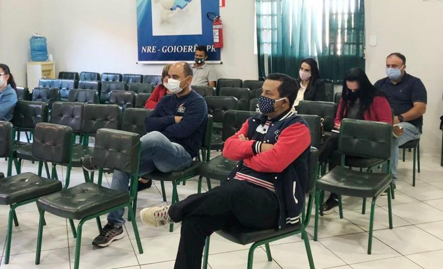 AÇÕES DA CHEFIA E EQUIPE DO NÚCLEO REGIONAL DE EDUCAÇÃO DE GOIOERÊ NA SEMANA DE 13 A 17 DE ABRIL