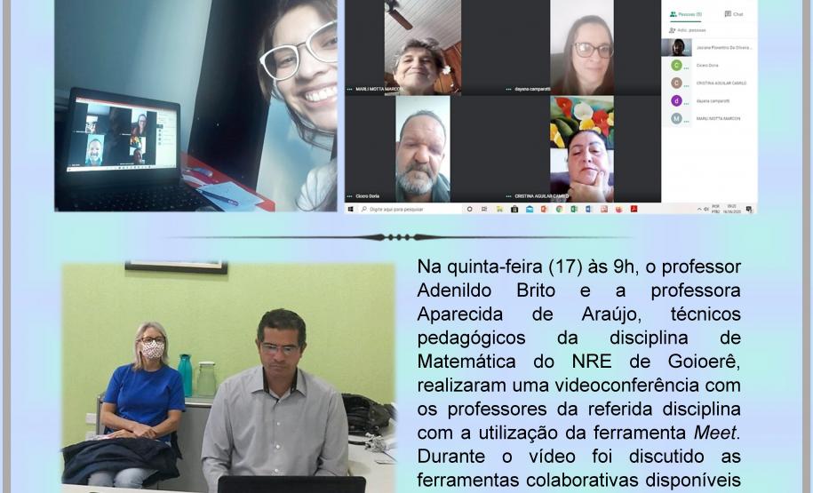 Ações da Chefia e Equipe do Núcleo Regional de Educação de Goioerê na Semana de 15 a 19 de Junho