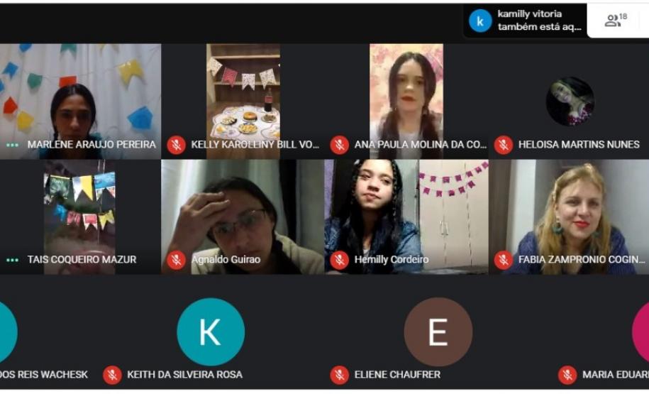 Gincana Junina online no Colégio Estadual João Maffei Rosa