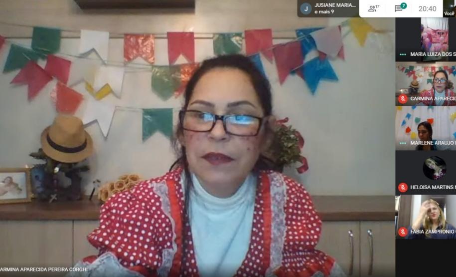 Gincana Junina online no Colégio Estadual João Maffei Rosa