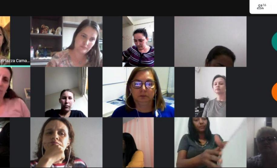 Reunião online com a direção e pedagogos das escolas que atendem a modalidade de educação especial