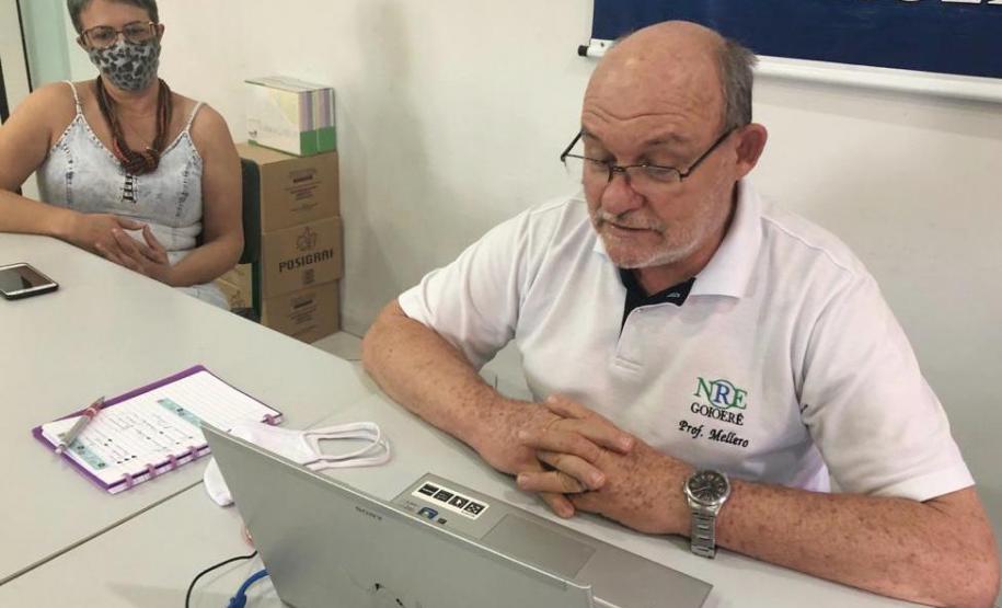 Ações da chefia e equipe do Núcleo Regional de Educação de Goioerê na semana de 13 a 17 de julho