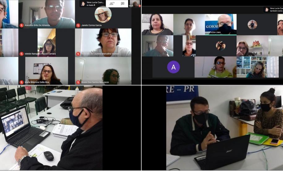 reunião com a Equipe Pedagógica