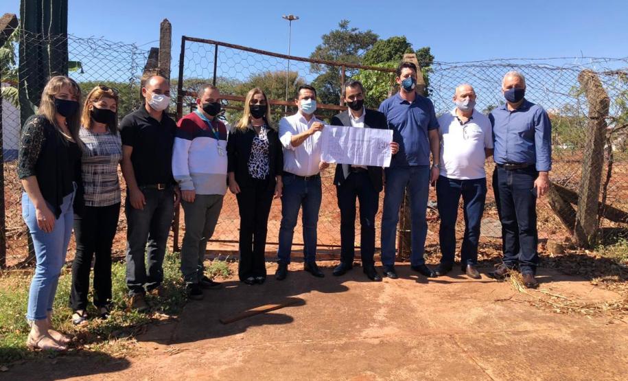 Assinatura de ordens de serviços e vistoria em projetos do Governo do Paraná na cidade de Goioerê