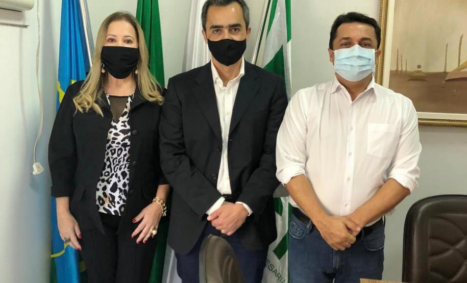 Assinatura de ordens de serviços e vistoria em projetos do Governo do Paraná na cidade de Goioerê