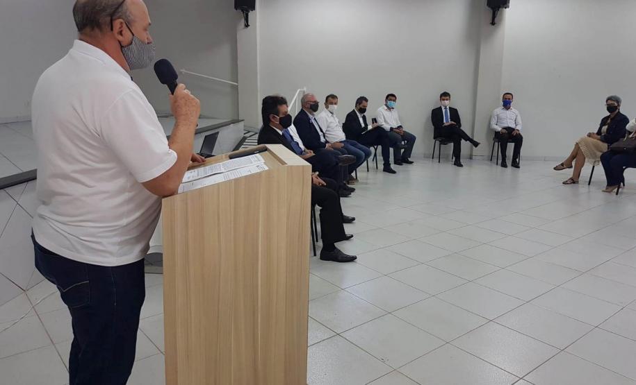 Assinatura de ordens de serviços e vistoria em projetos do Governo do Paraná na cidade de Goioerê Chefe