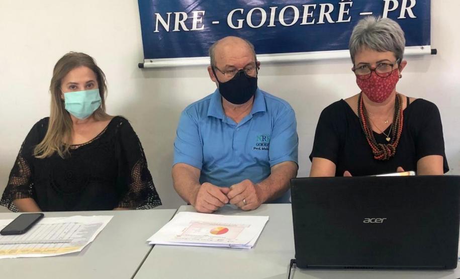 Ações da Chefia e Equipe do Núcleo Regional de Educação de Goioerê na Semana de 03 A 07 de Julho