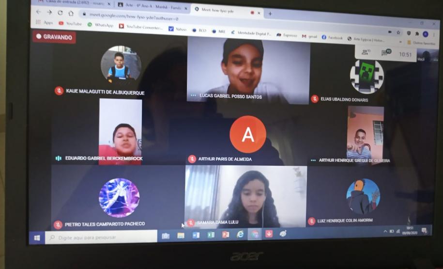 Ações das escolas e colégios na semana de 08 a 11 de setembro