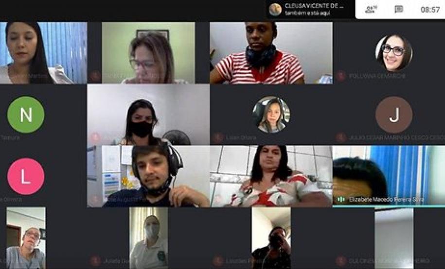 Videoconferência com a Rede de Proteção do Município de Goioerê
