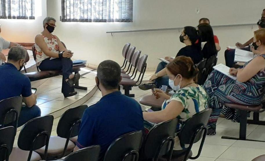 Reuniões com os Secretários Municipais da Educação e com os diretores das 31 escolas estaduais