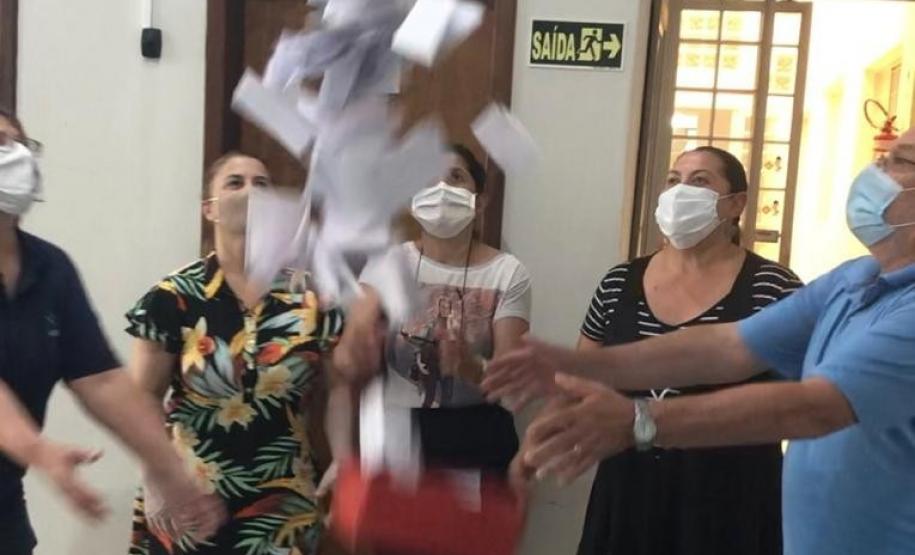 O NRE de Goioerê promoveu uma ação para os alunos do Material Impresso