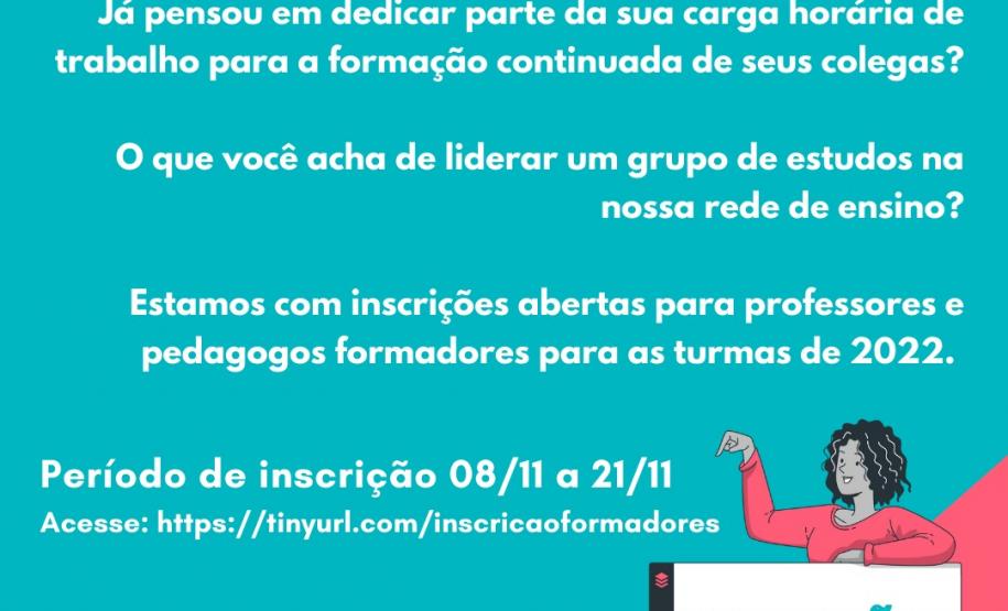 Inscrição Processo Seletivo Professor Formador 2022