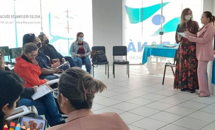 Reunião com as coordenadoras das Secretarias Municipais de Educação