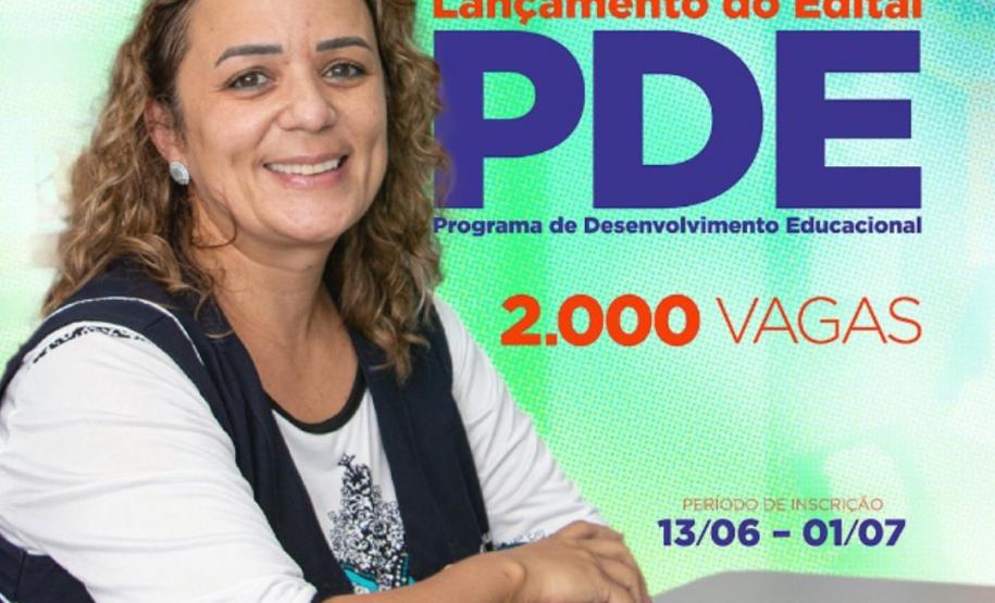 Com 2 mil vagas, PDE terá inscrições abertas em 13 de junho